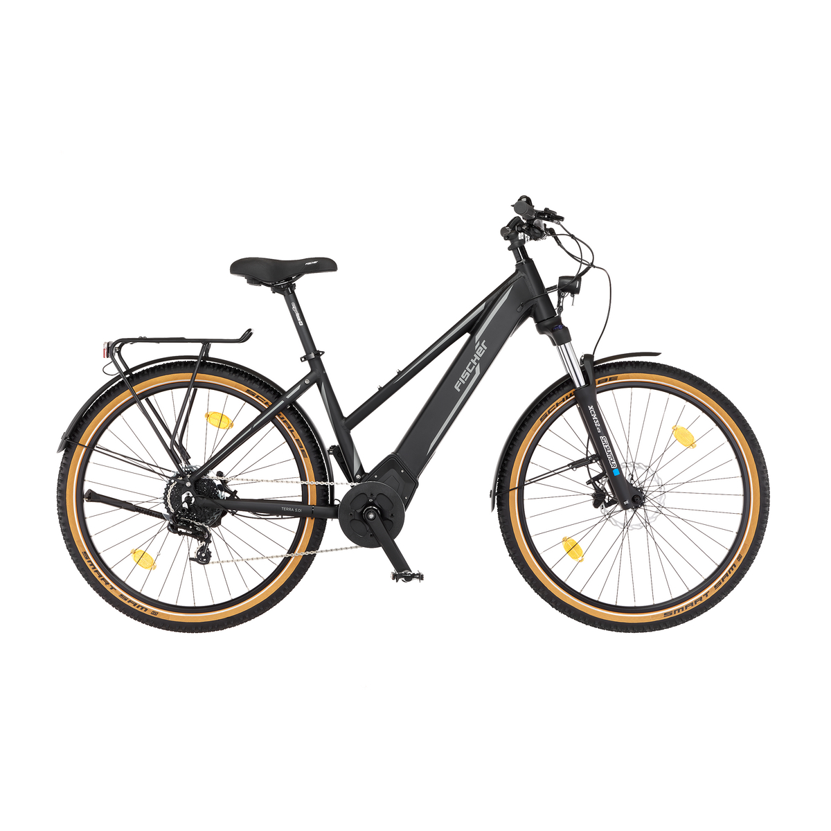 FISCHER E-Bike ATB TERRA 5.0i, schwarz matt, 27,5 Zoll, RH 44 cm, 504 Wh | E-Bikes & Pedelecs