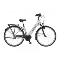 FISCHER City E-Bike CITA 3.8i - 504 Wh, 28 Zoll, RH 44 cm, Silber matt B-Ware / Generalüberholt