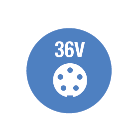 FISCHER Akku Gepäckträger SF 03 36 V|396 Wh|11 Ah