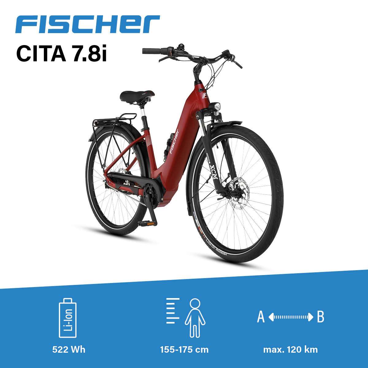 E- Bike high quality 2x Fischer Cityebike