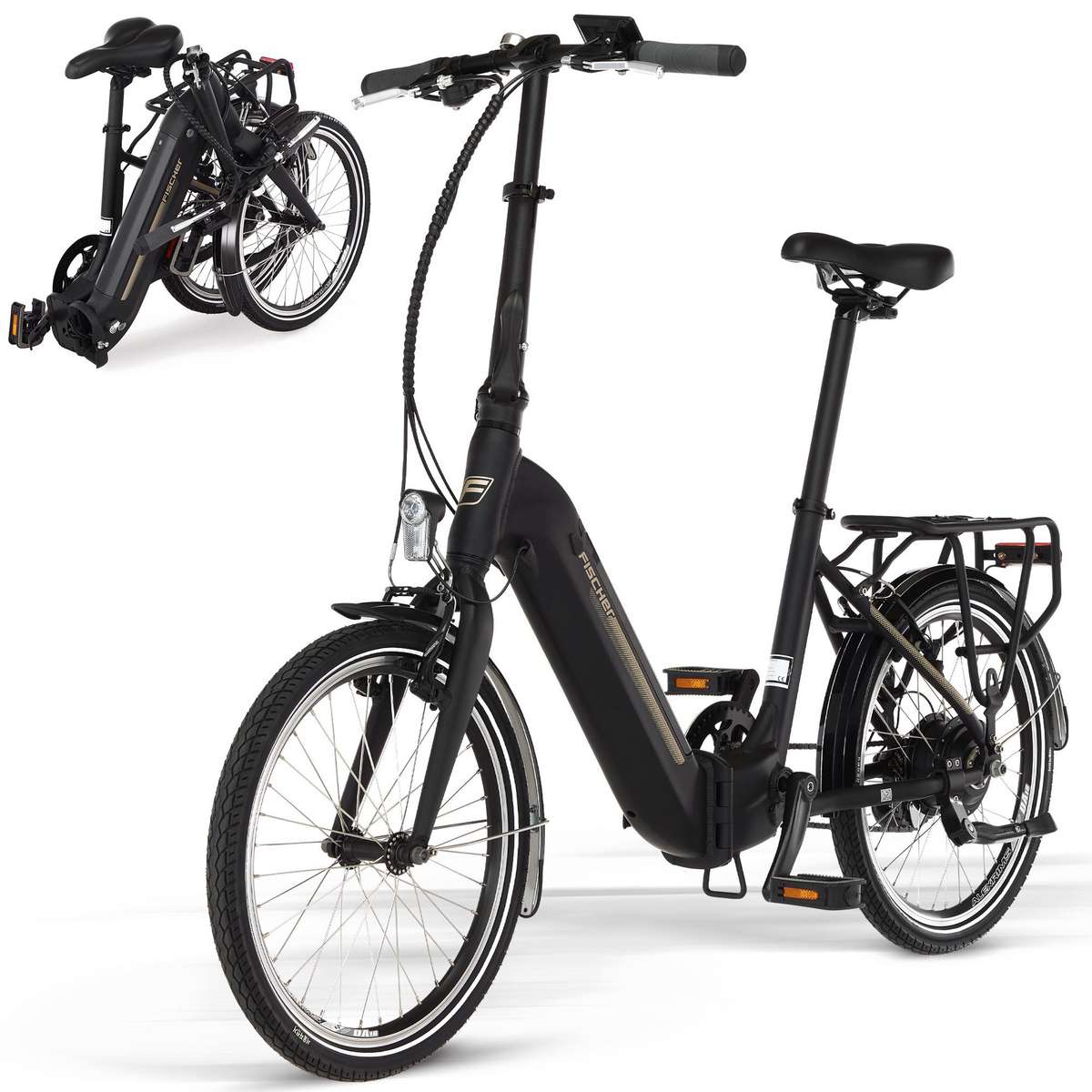 FISCHER Agilo 2.0 Faltrad E-Bike  kompakt, 374 Wh Akku, 20 kg | FISCHER- BIKE.COM