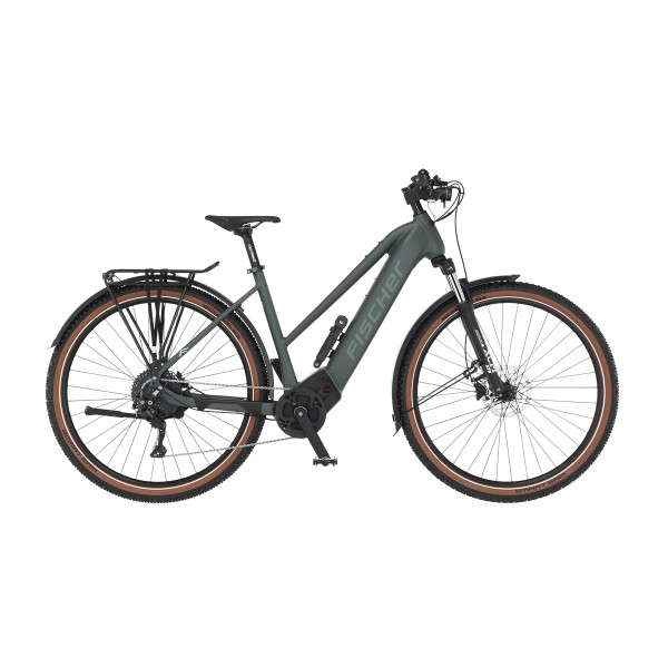 FISCHER TERRA T100 E-Bike - green, 28 Zoll, RH 50 cm, 711 Wh Generalüberholt