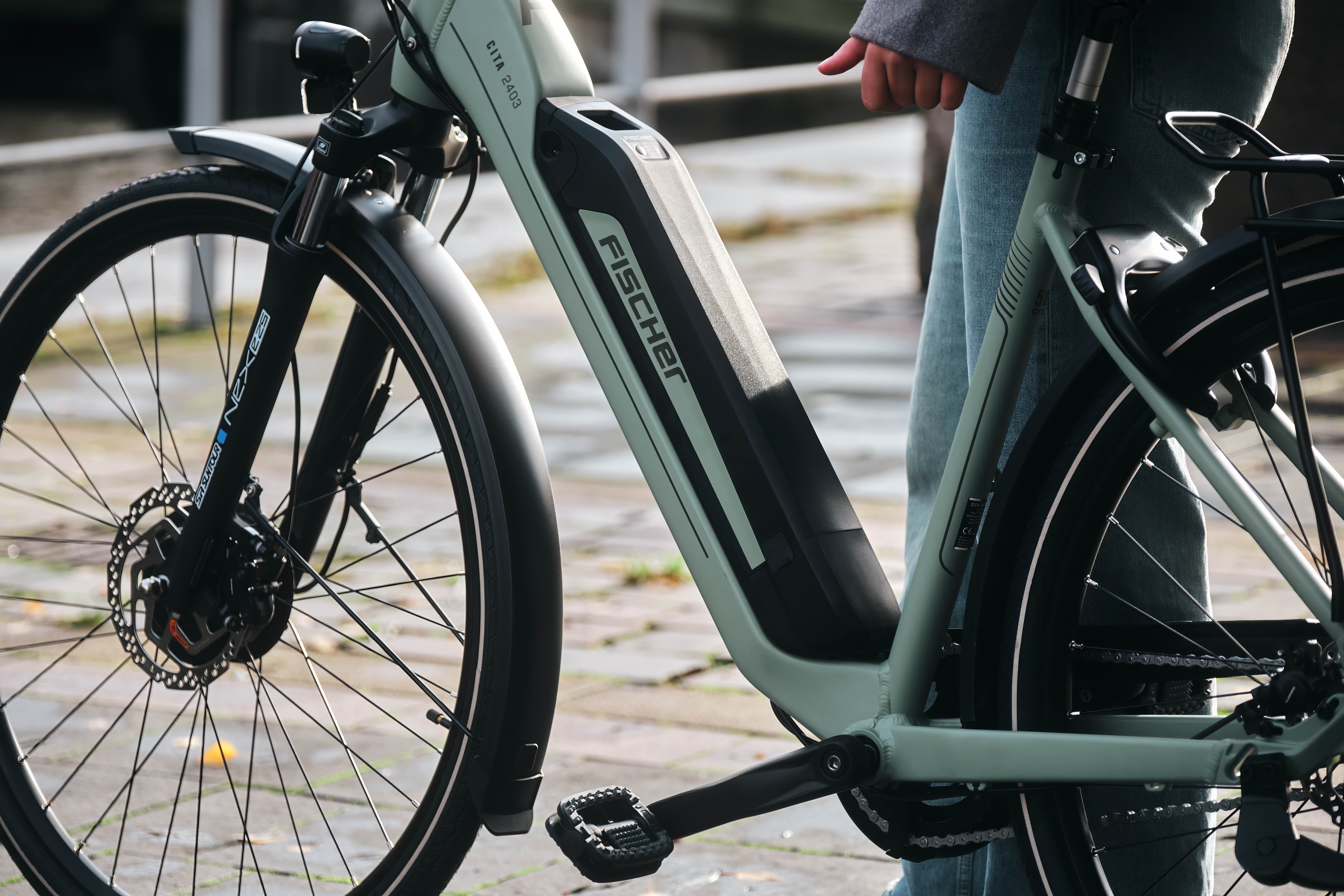 Fischer E-Bike Nahaufnahme