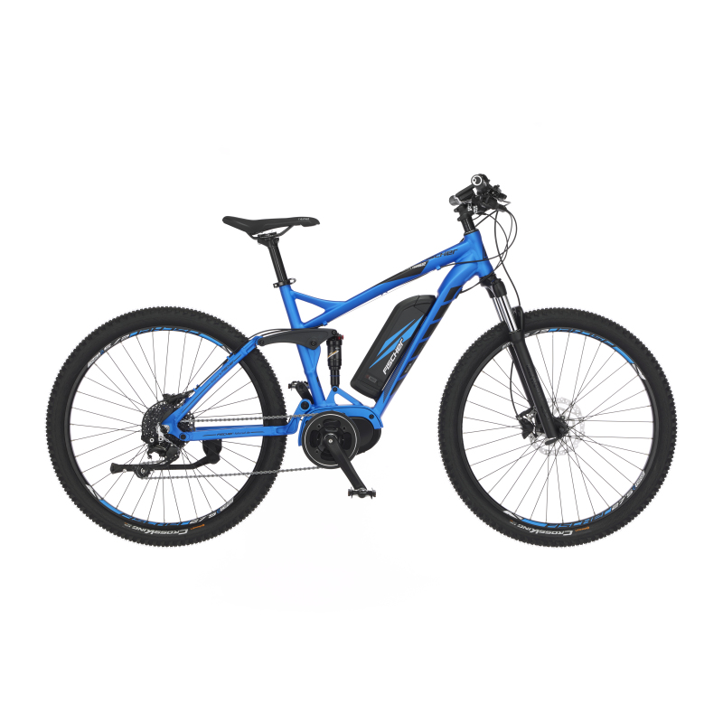 E-Bike 48 Zoll, EM MONTIS Wh FISCHER matt, blau cm, 27,5 557 1862, MTB, RH E-Mountainbike