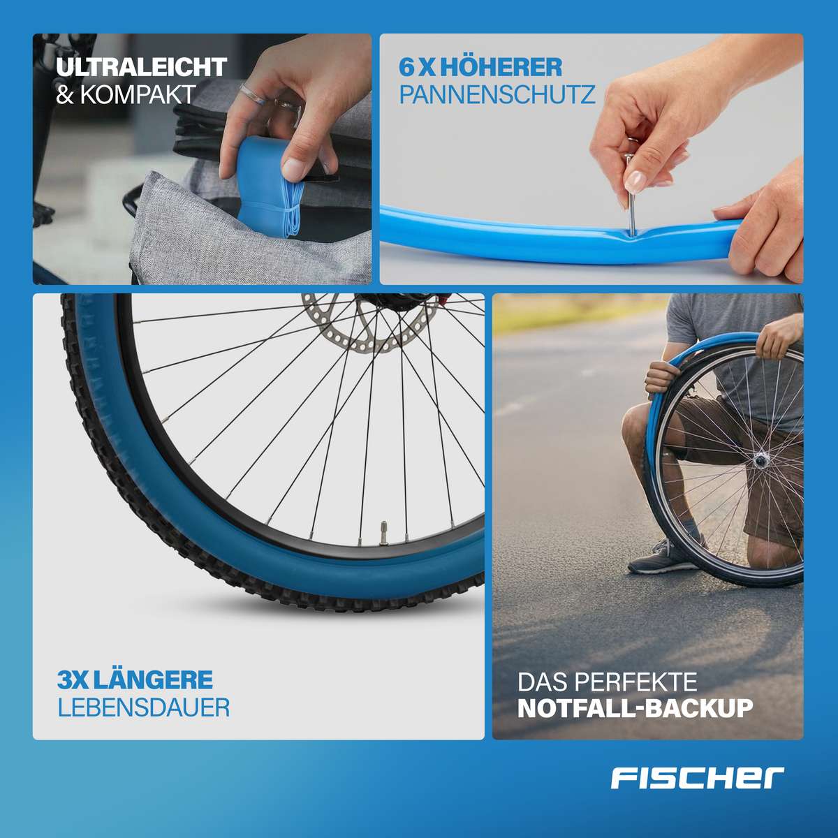 TPU Schlauch Gravel 28 Zoll leicht FISCHER | FISCHER-BIKE.COM