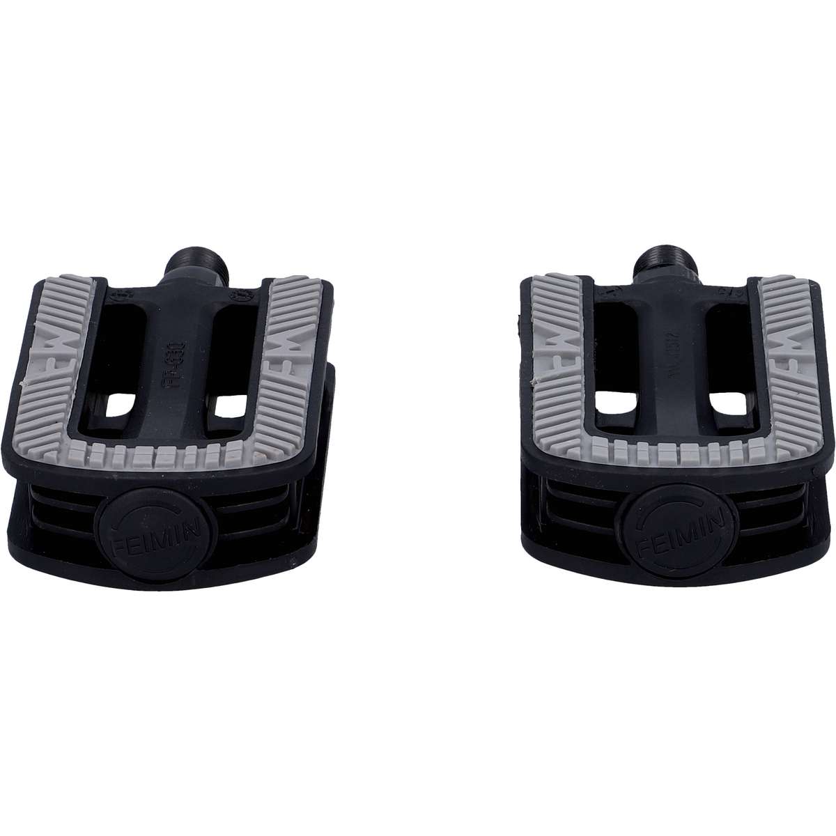 Fischer Pédales Enfant Antidérapantes – Plastique Noir – Réflecteurs – Compatibles 9/16" – Sécurité Vélo Junior