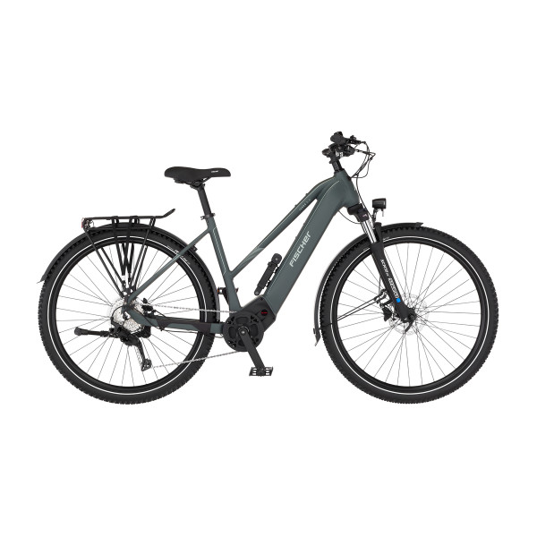 FISCHER TERRA 6.8i E-Bike ULTIMATE - Graphite green matt, 28 Zoll, RH 50 cm, 711 Wh