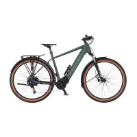 FISCHER TERRA T100 E-Bike - 28, RH 55 cm, 711 Wh, grün Generalüberholt