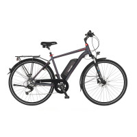 FISCHER Trekking E-Bike Viator 1.0 - anthrazit matt,  RH 50 cm, 28 Zoll, 422 Wh Generalüberholt