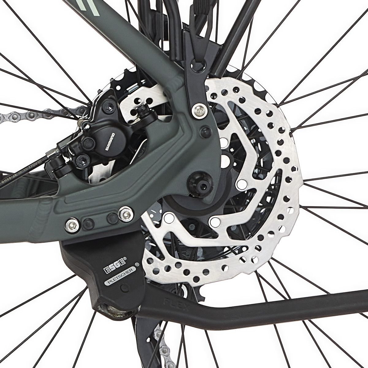 FISCHER TERRA T100 E-Bike - green, 28, RH 45 cm, 711