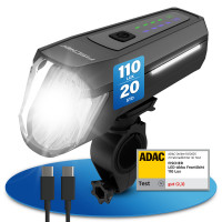 FISCHER LED-Akku Frontlicht 110 Lux