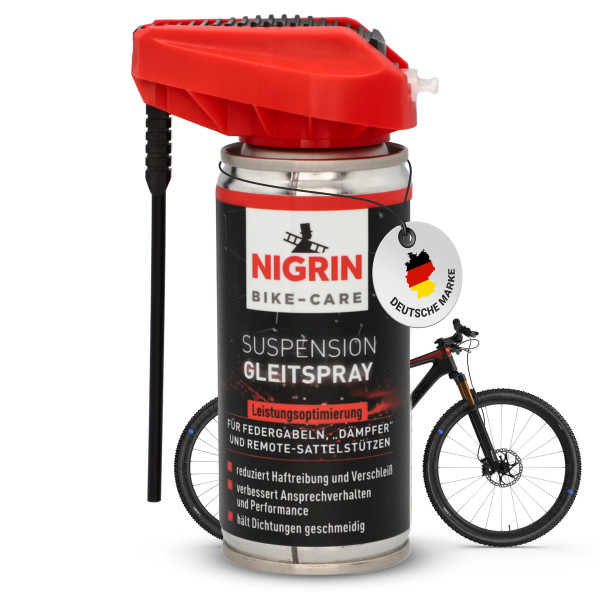 NIGRIN BIKE-CARE Gleitspray für Federgabel/Dämpfer - 100 ml