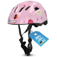 FISCHER Fahrradhelm Kinder PLUS Prinzessin - Größe XS/S 48-52 cm