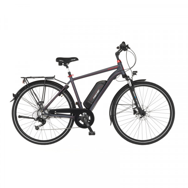 FISCHER Trekking E-Bike Viator 1.0 - anthrazit, RH 50 cm, 28 Zoll, 418 Wh