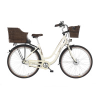FISCHER City E-Bike CITA ER 1804 - elfenbein glänzend, 28 Zoll, RH 48 cm, 317 Wh Generalüberholt