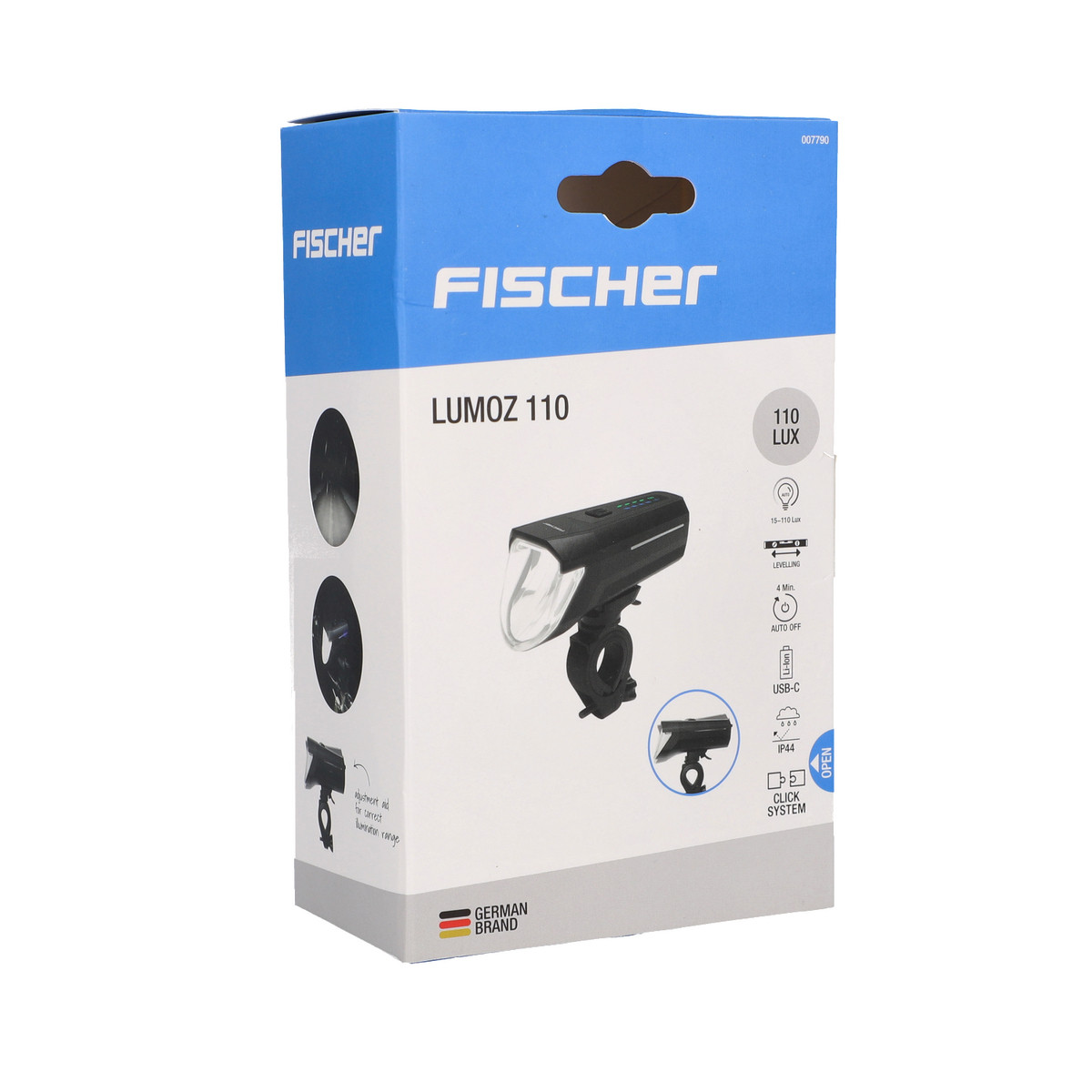 FISCHER LED-Akku Frontlicht 110 Lux