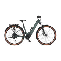 FISCHER TERRA T100 E-Bike - green, 28 Zoll, RH 43 cm, 711 Wh Generalüberholt