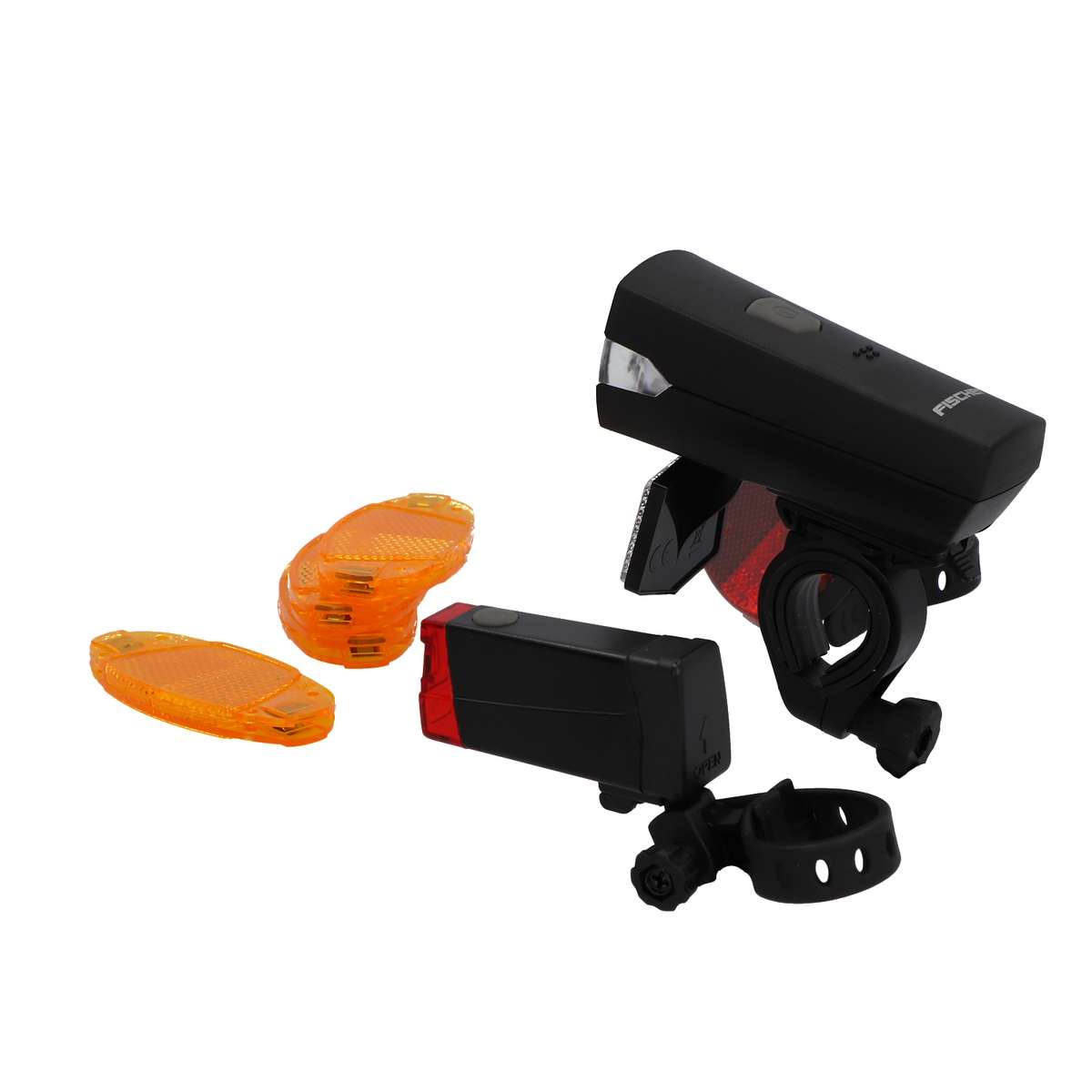 FISCHER Fahrradbeleuchtung Set - LED Akku Licht IP4 Produktbild-Vorschau 7