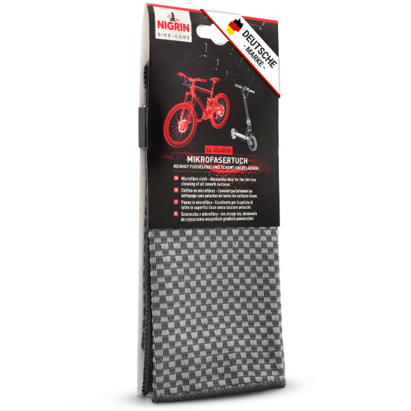 NIGRIN BIKE-CARE Mikrofasertuch - 2in1 | doppelseitig