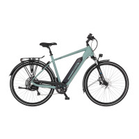 FISCHER Trekking VIATOR 2.1 E-Bike - grün, 28 Zoll, RH 55 cm, 459 Wh Generalüberholt