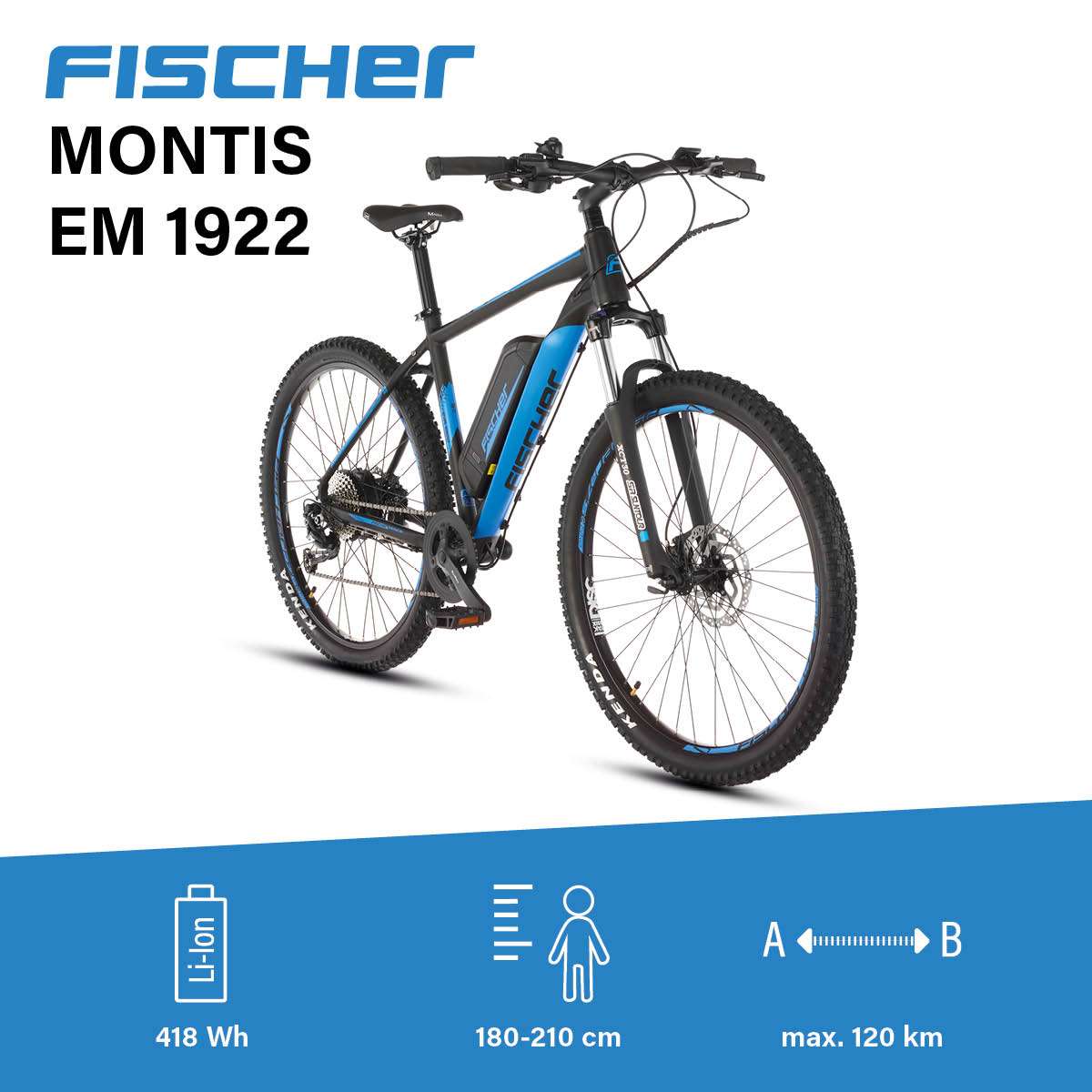 Fischer fashion mtb e-bike mountainbike 29zoll