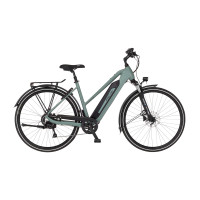 FISCHER Trekking E-Bike VIATOR 2.1 ACTIVE - grün, 28 Zoll, RH 45 cm, 459 Wh