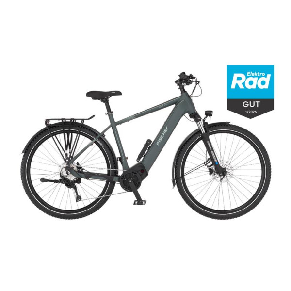 FISCHER TERRA 6.8i ULTIMATE E-Bike - grün matt, 28 Zoll, RH 55 cm, 711 Wh
