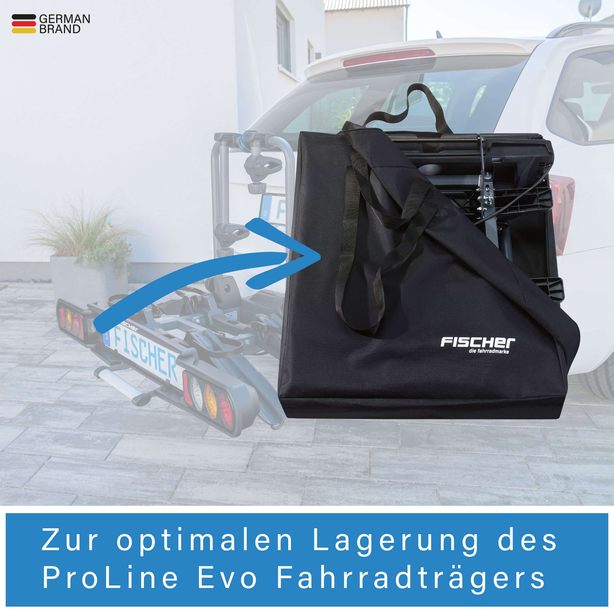 fahrradtasche aufhängung Vvciic Seitenschnalle UPPDATERA Box, weiß, 34x24 wintersale Breite:52 cm max. Breite zwischen den Rädern