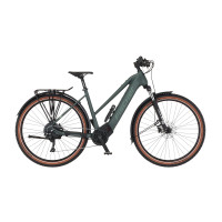 FISCHER TERRA T100 E-Bike - green, 28 Zoll, RH 45 cm, 711 Wh Generalüberholt