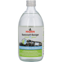NIGRIN smart'n green Kunststoff-Reiniger, plastikfrei und pflanzlich, in Glasflasche, 500ml