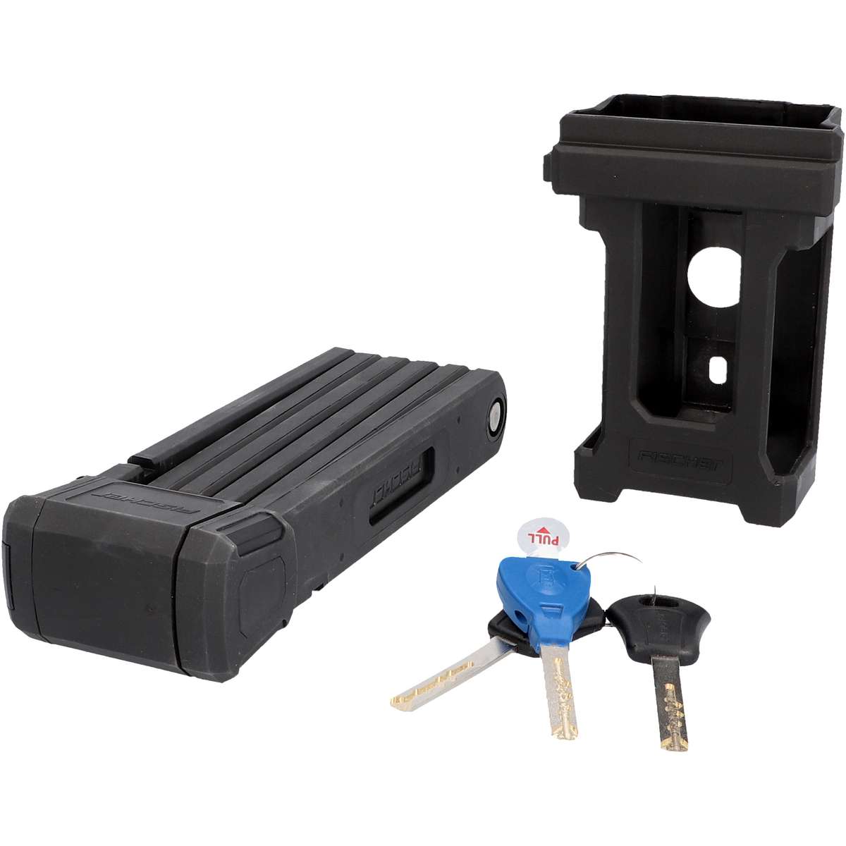 FISCHER FAHRRAD PROTEC FN85 Vouwslot Zwart