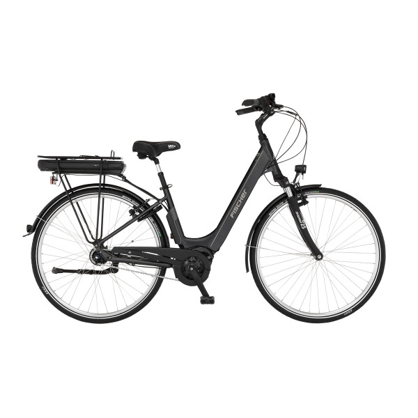 FISCHER CITA 1.8 E-Bike - schiefergrau matt, 28 Zoll, RH 44 cm, 522 Wh Generalüberholt (C)