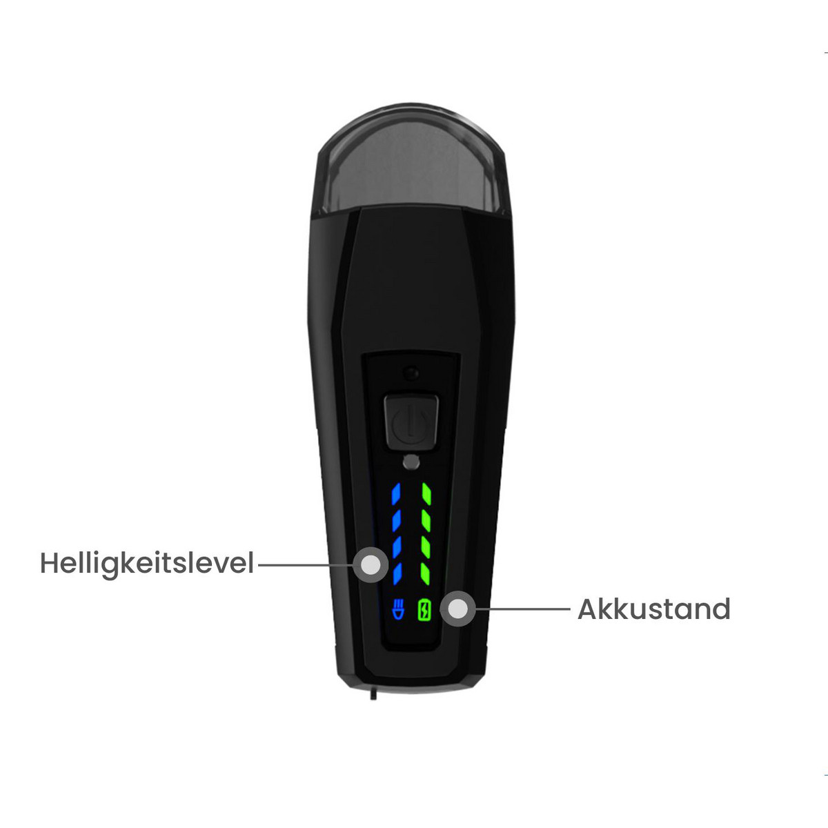 FISCHER LED-Akku Frontlicht 110 Lux