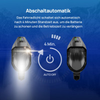 Vorschau: FISCHER LED-Akku Frontlicht 110 Lux Vorschau: FISCHER LED-Akku Frontlicht 110 Lux