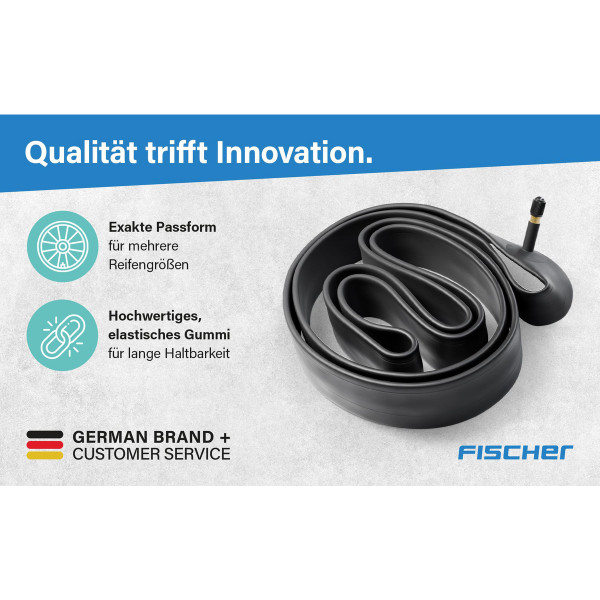 FISCHER Fahrradschlauch 28/29 breit AV